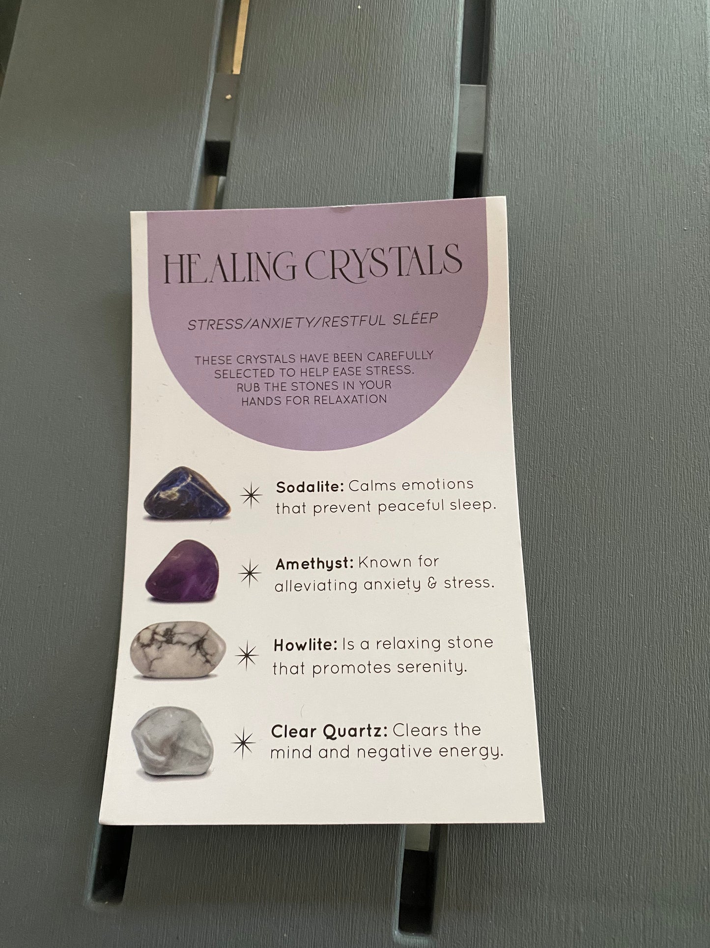 Stress & Anxiety Gemstone Gift set