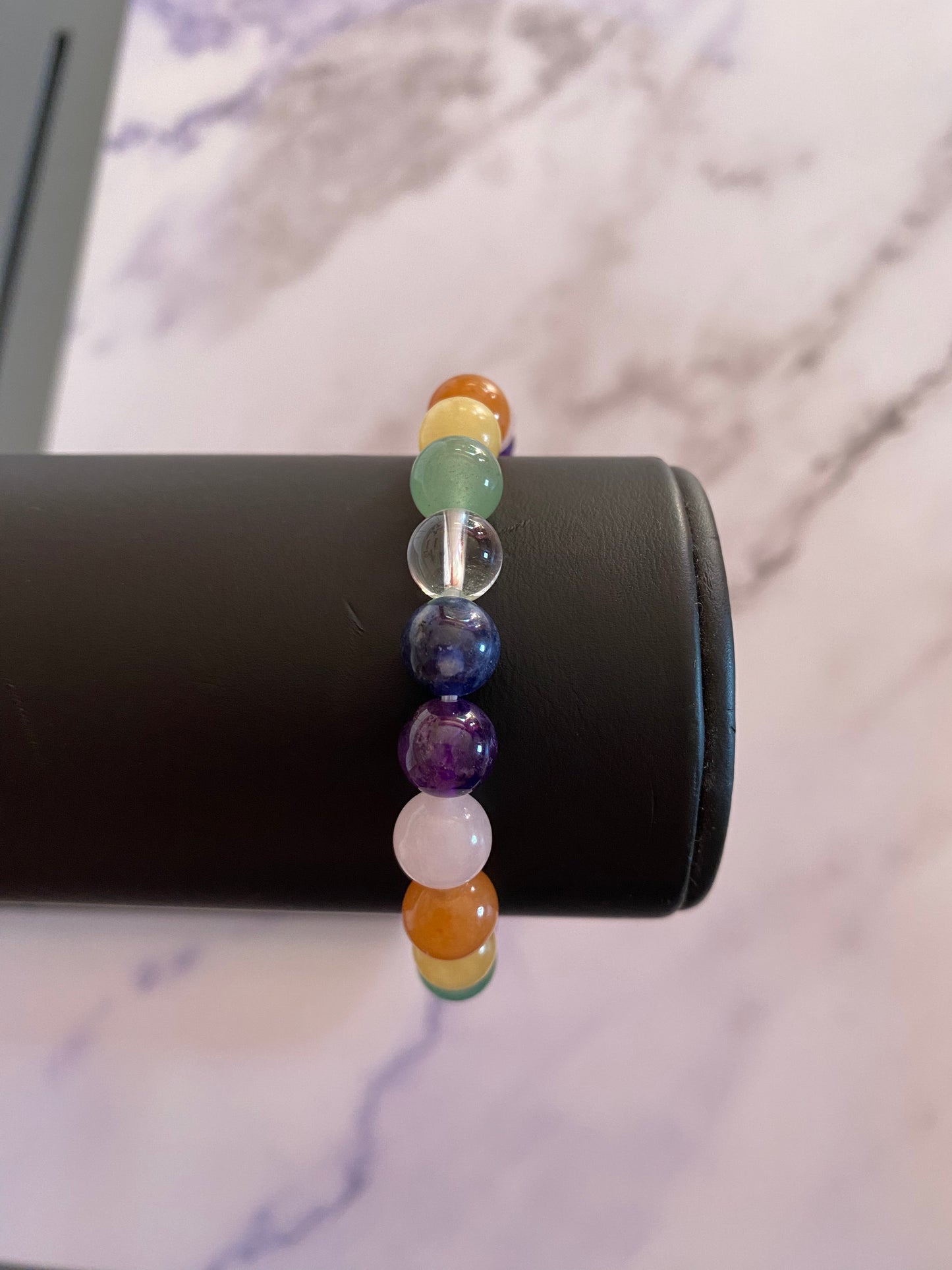 Chakra Gemstone Stretchy Bracelet