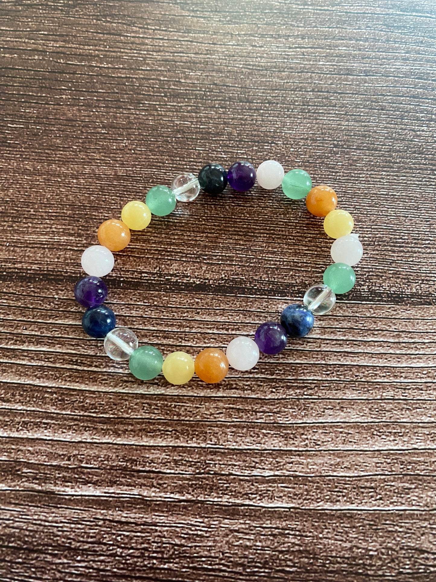 Chakra Gemstone Stretchy Bracelet