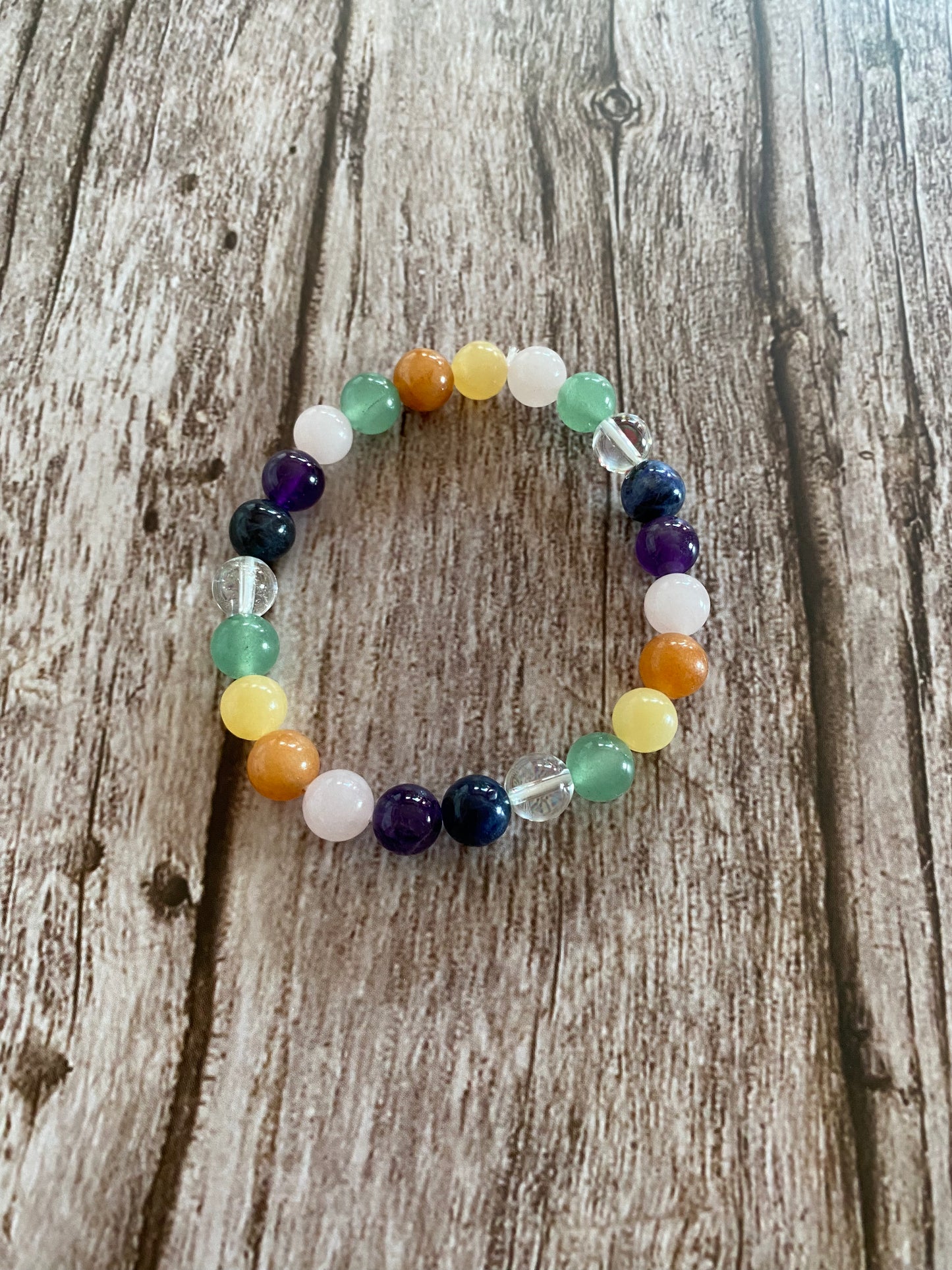 Chakra Gemstone Stretchy Bracelet
