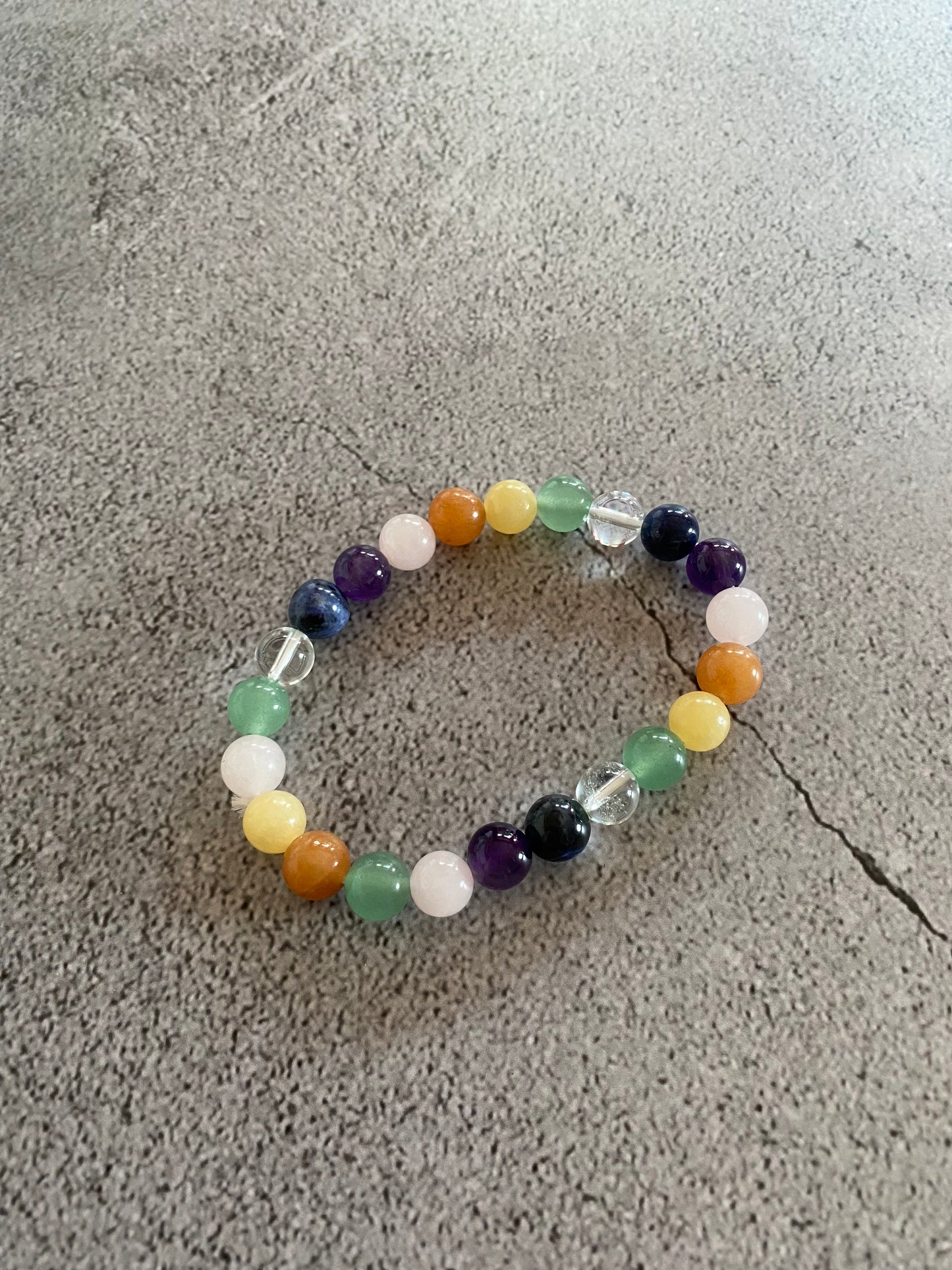 Chakra Gemstone Stretchy Bracelet