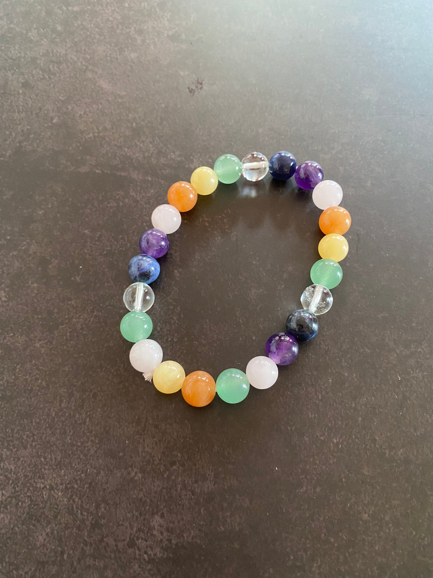 Chakra Gemstone Stretchy Bracelet