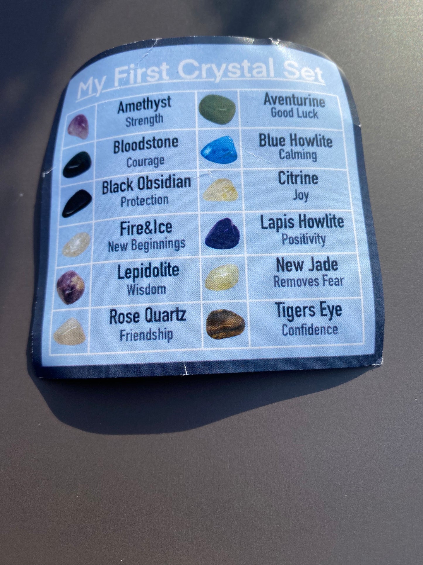 First crystal kits
