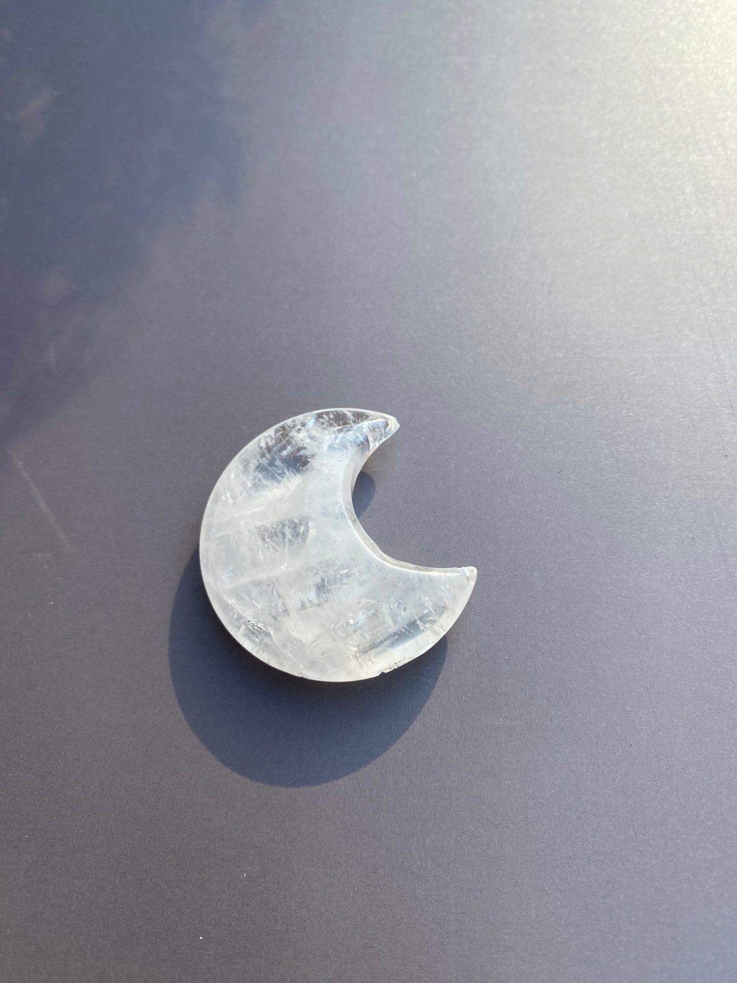 Clear Quartz Moon