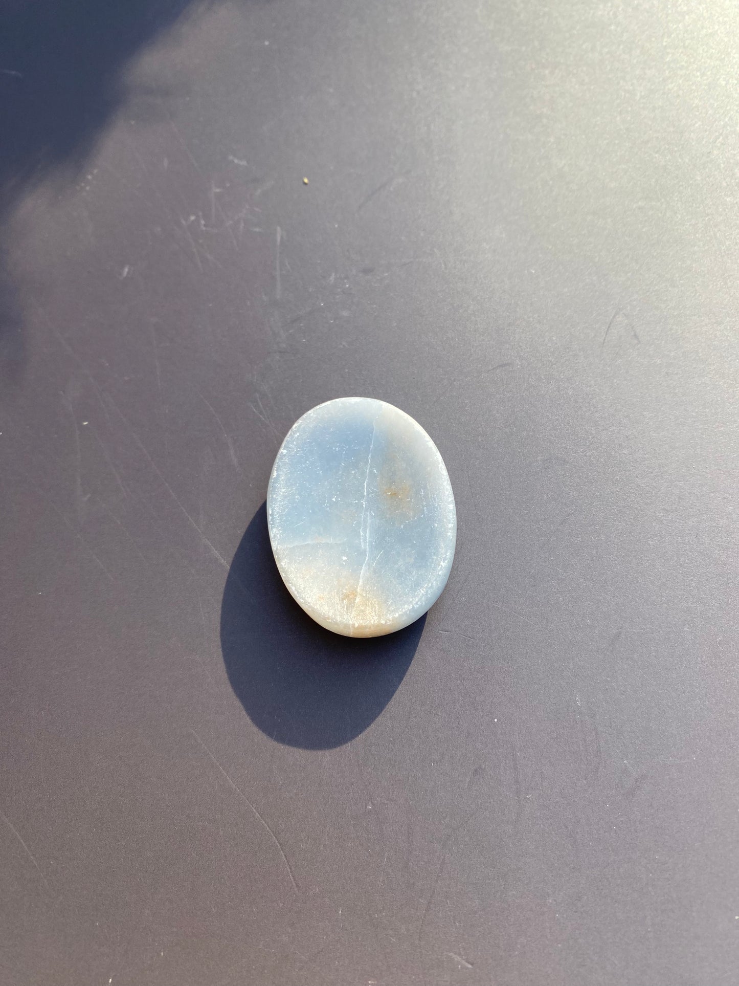 Angelite Worry/Thumb Stone
