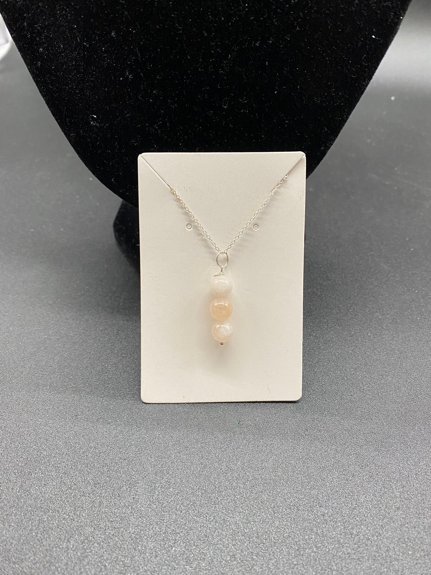Morganite Sterling Silver Necklace