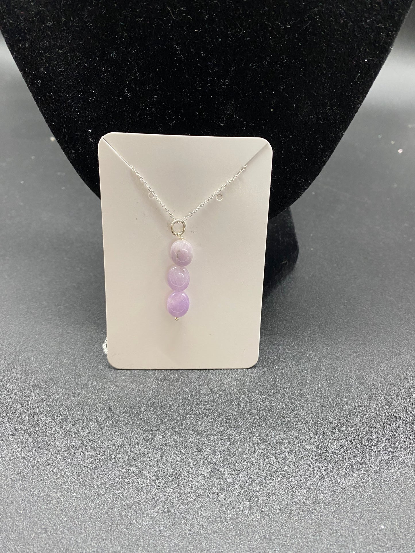 Lavender Amethyst Sterling Silver Necklace