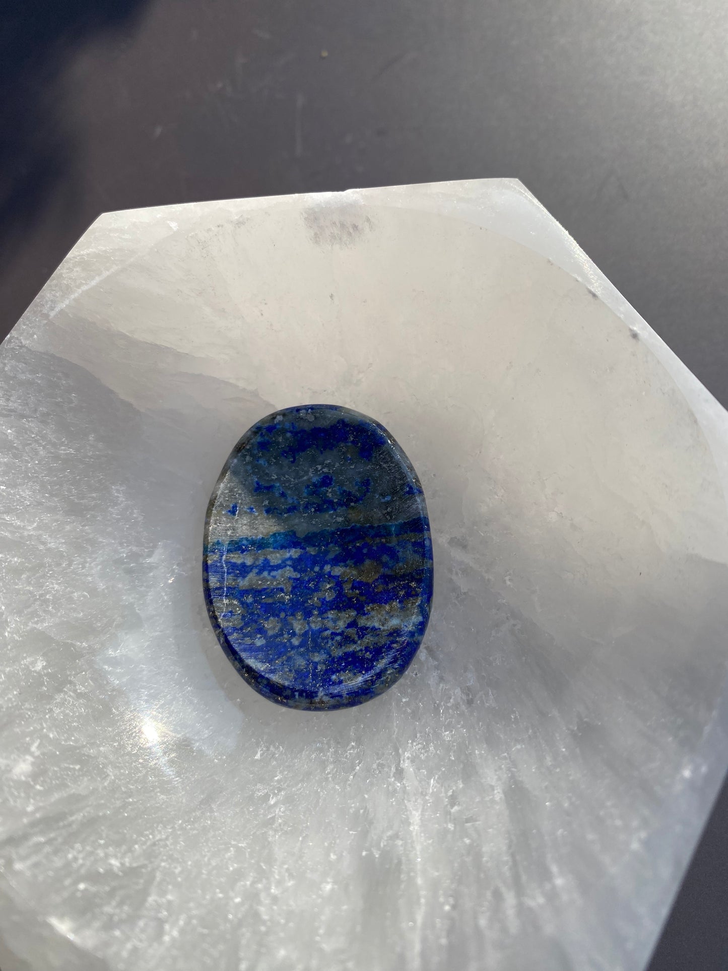 Lapis Lazuli Worry/Thumb Stone