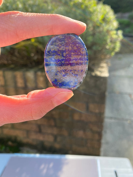 Lapis Lazuli Worry/Thumb Stone