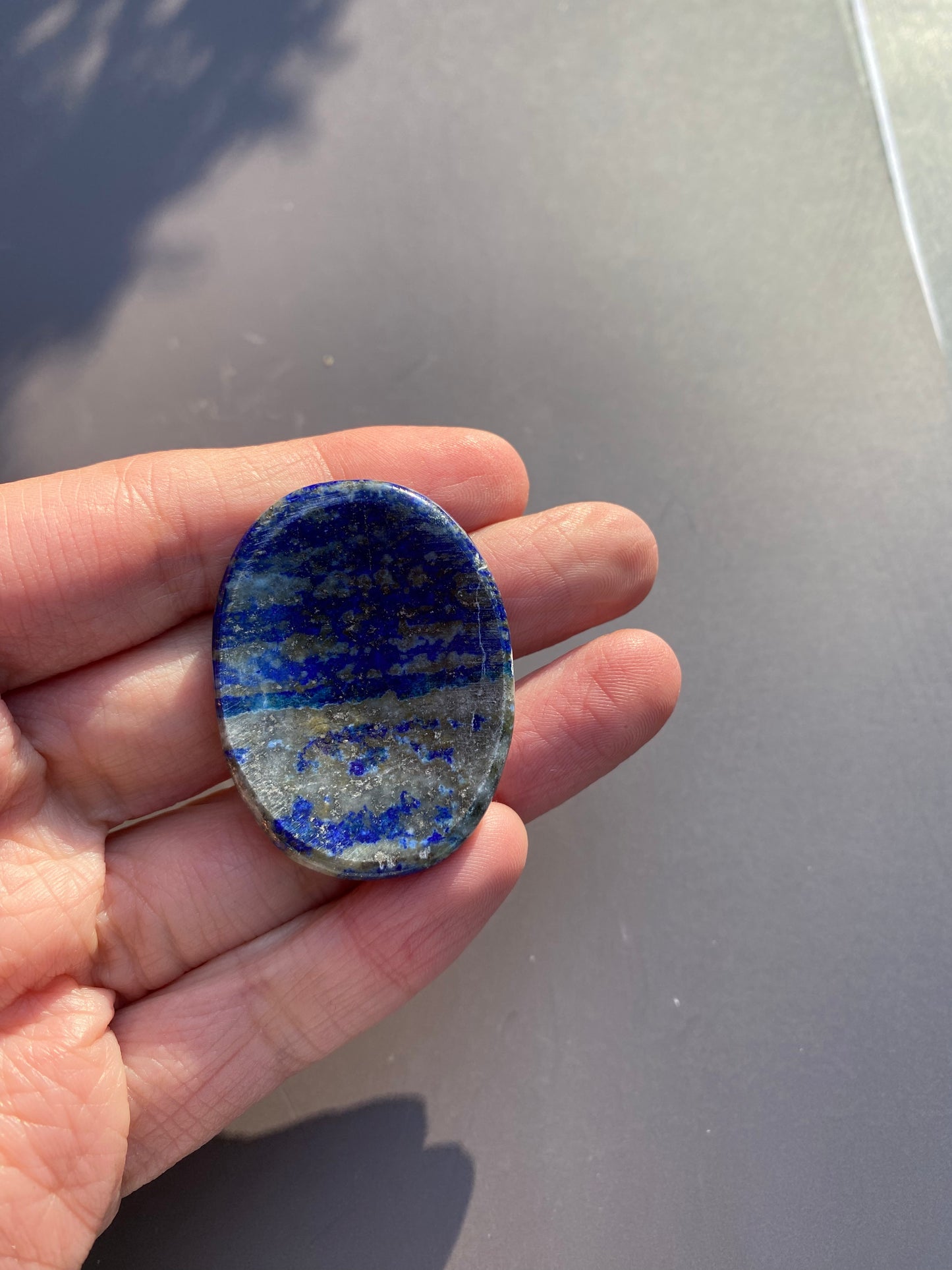 Lapis Lazuli Worry/Thumb Stone
