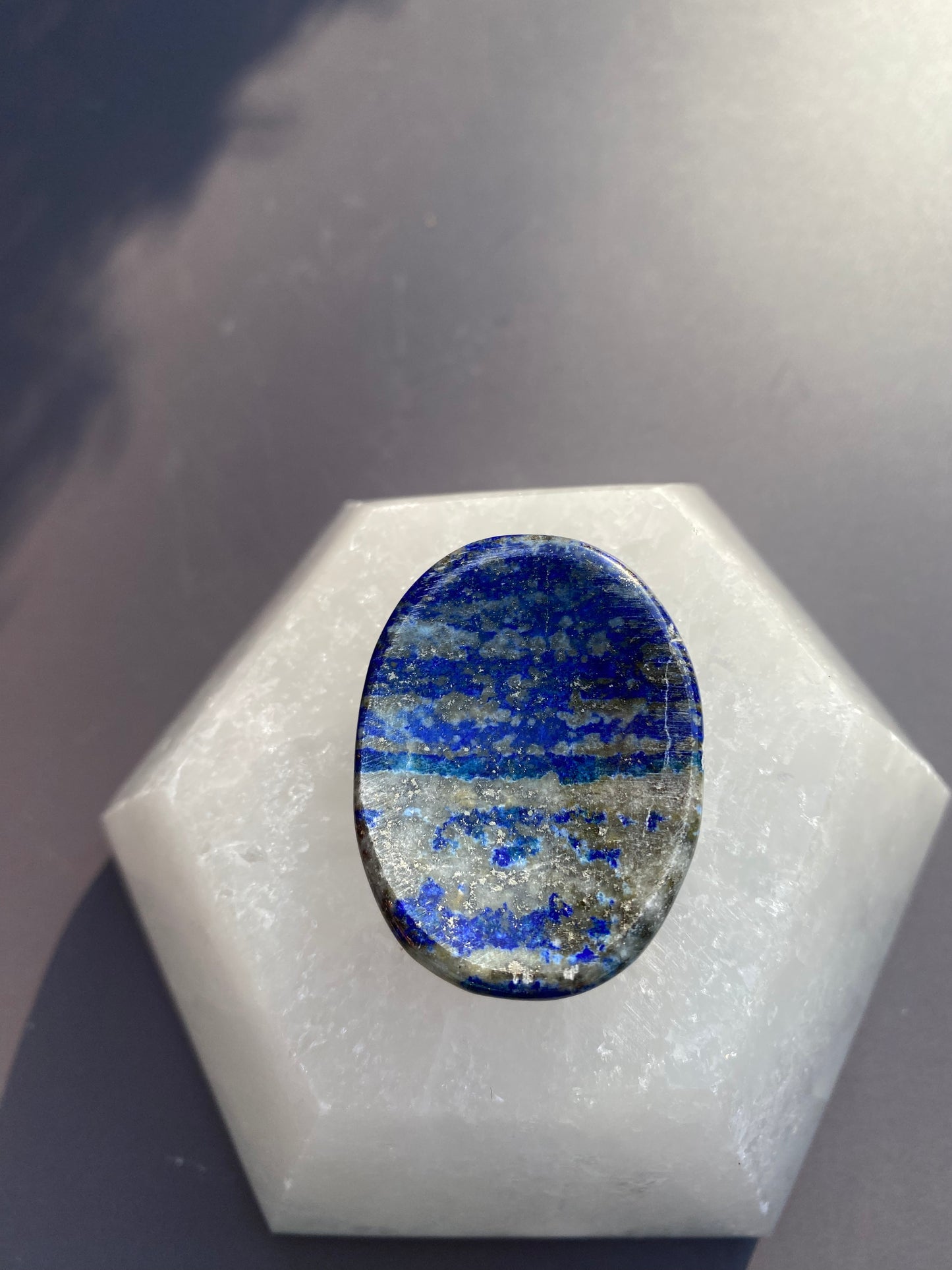 Lapis Lazuli Worry/Thumb Stone