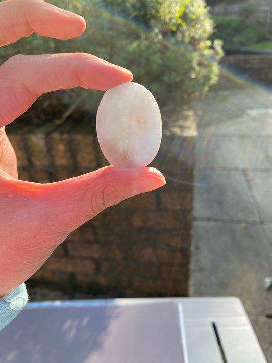 Angelite Worry/Thumb Stone