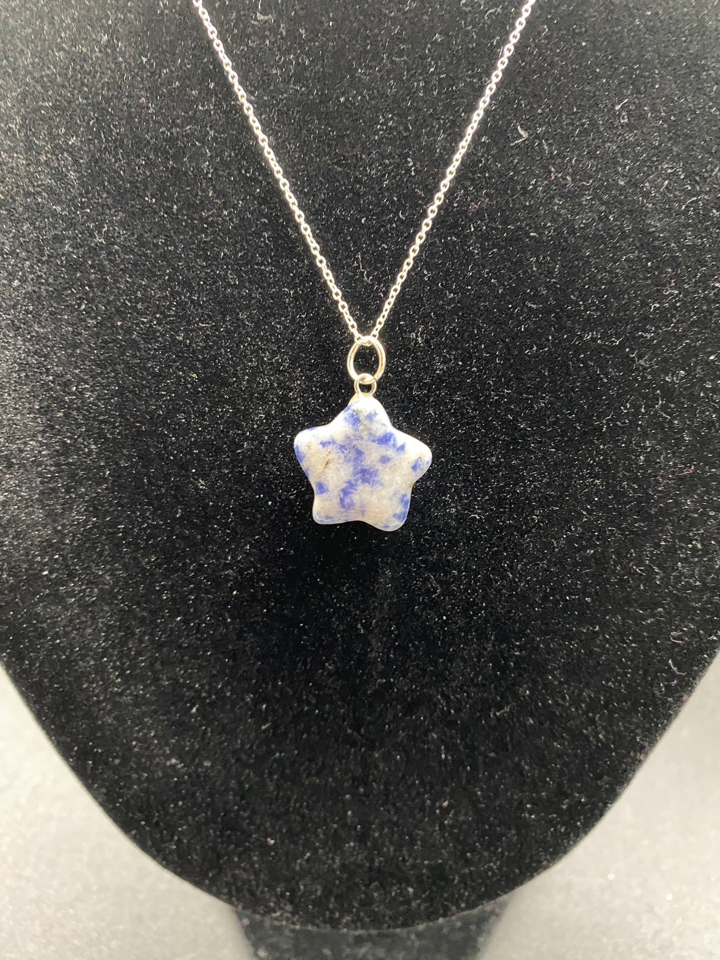 Sodalite Star Sterling Silver Necklace