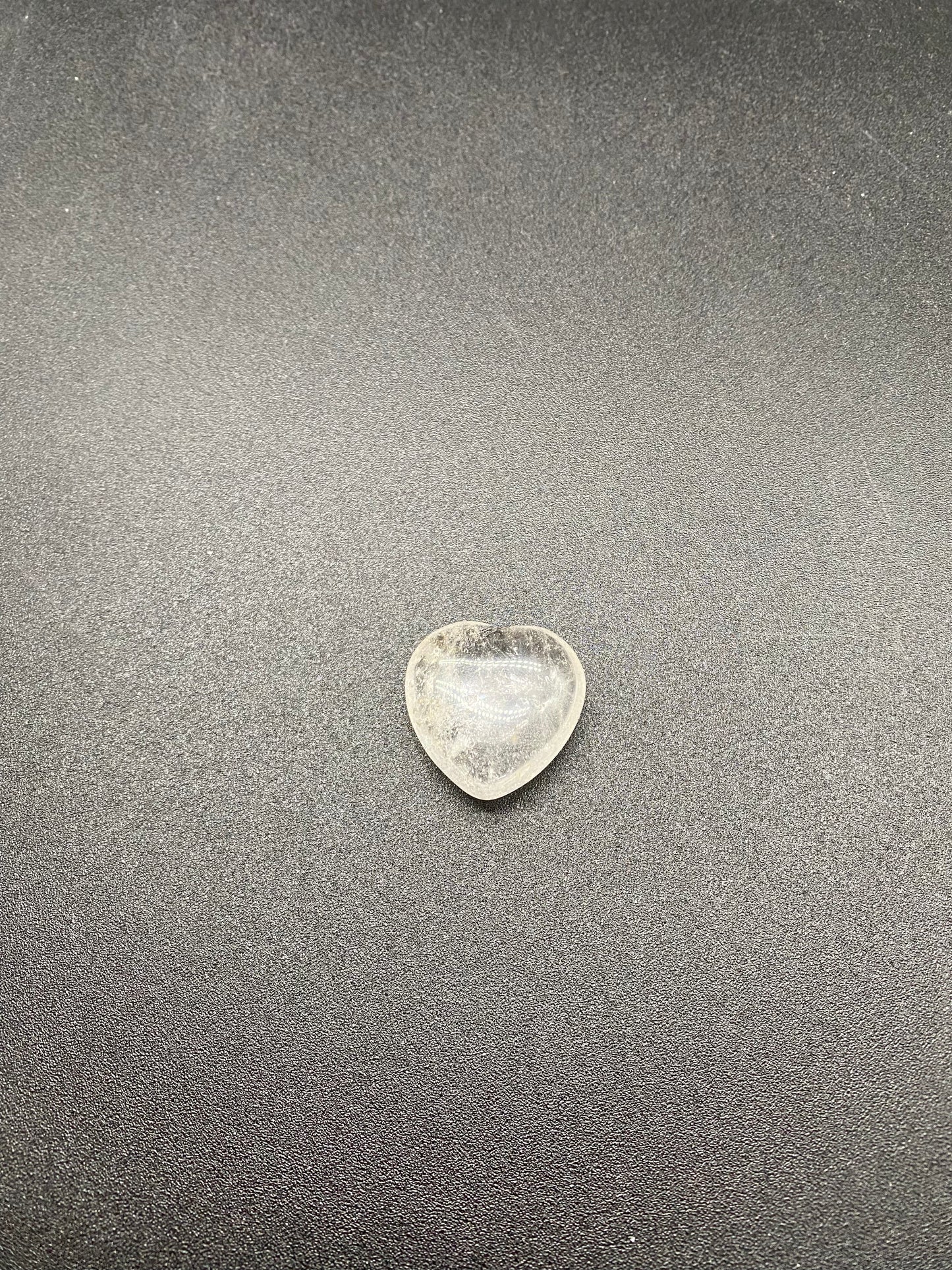 Natural Clear Quartz Polished Heart - 6cm (Includes Gift Bag)