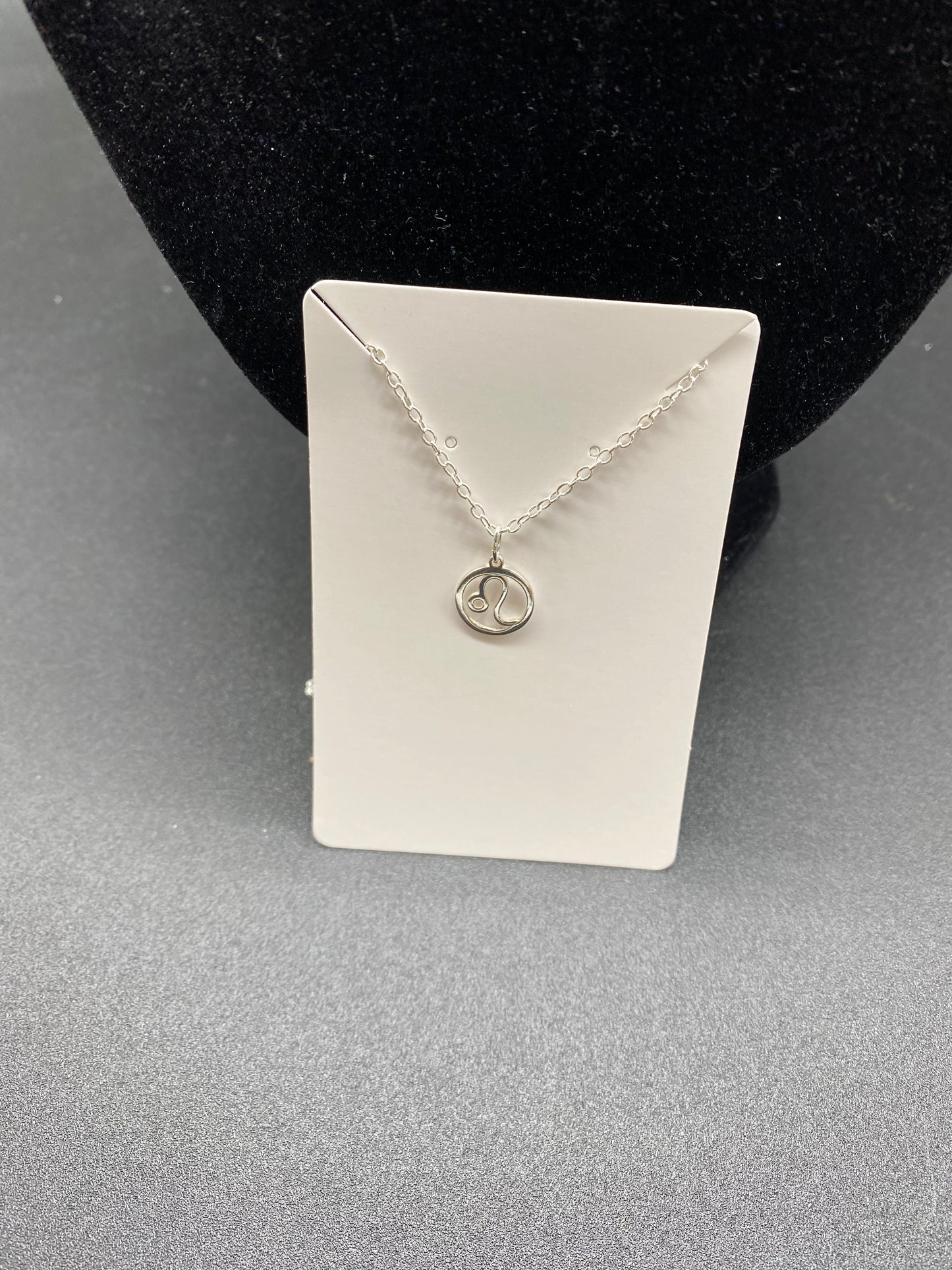 Leo Zodiac Sign Pendant Necklace in 925 Sterling Silver