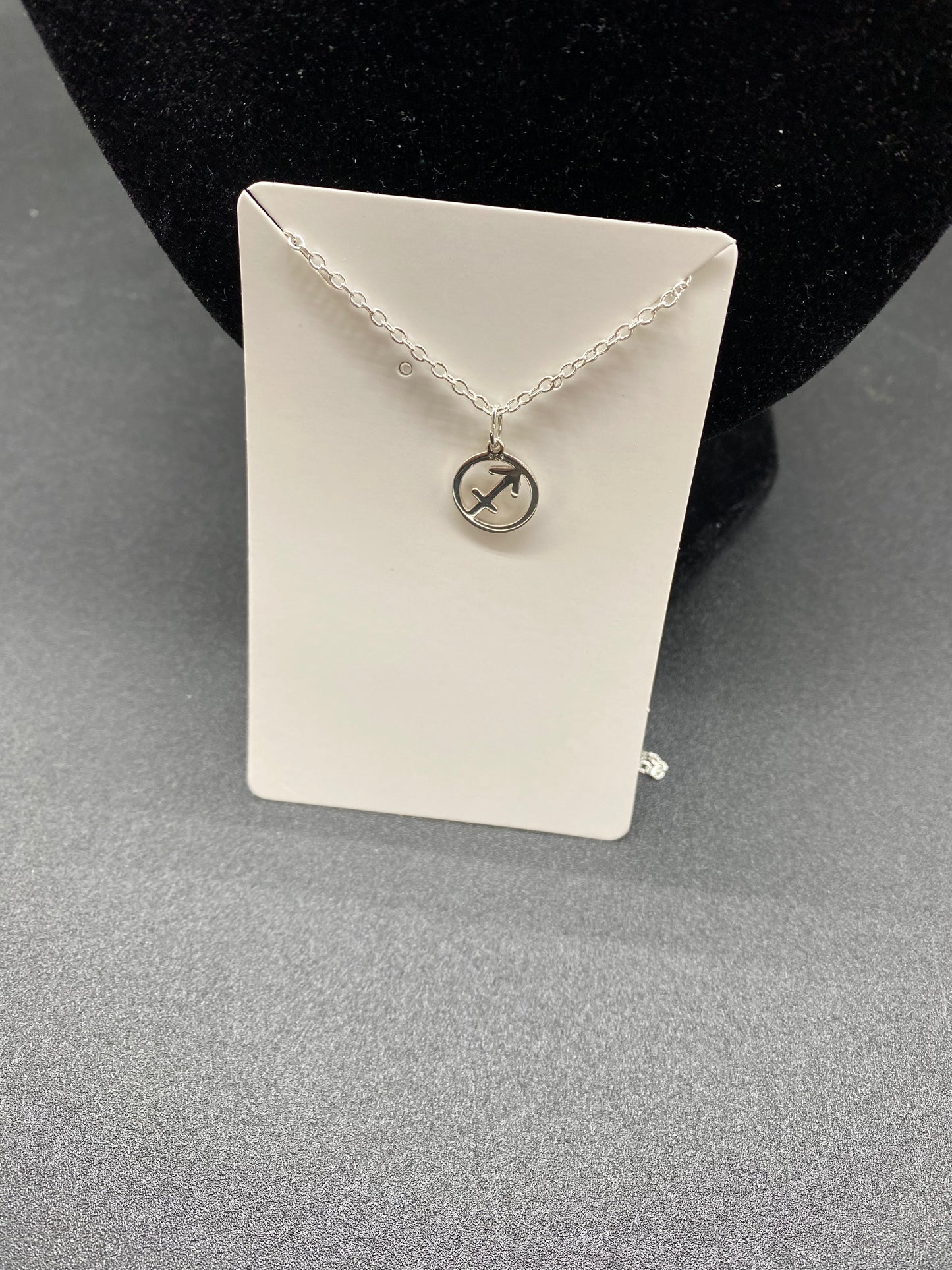 Sagittarius Zodiac Sign Pendant Necklace in 925 Sterling Silver