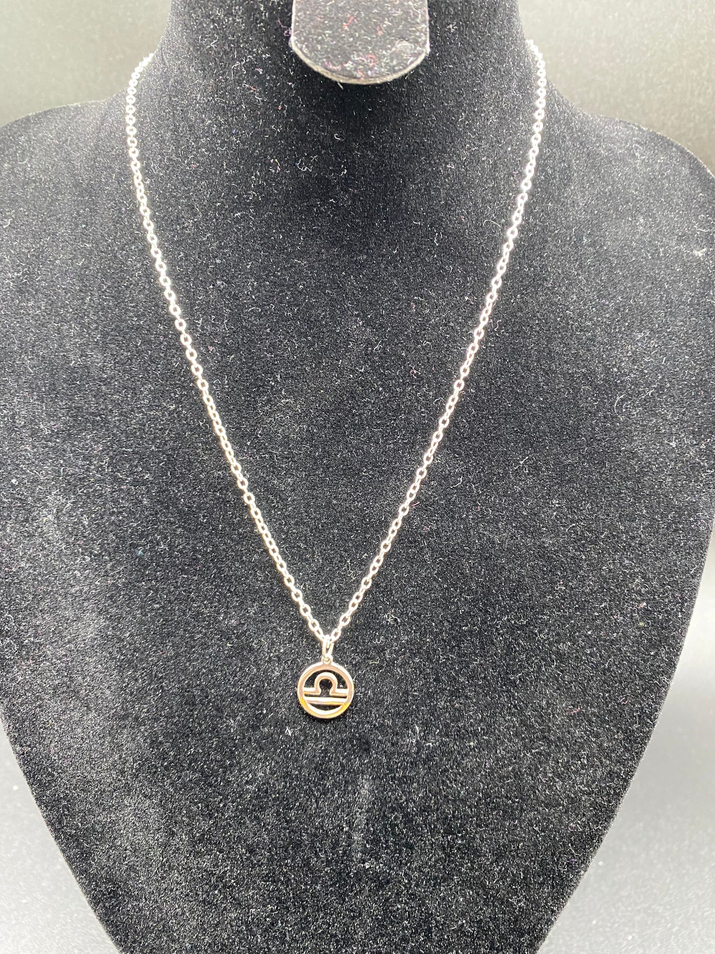 Libra Zodiac Pendant 925 Sterling Silver Necklace – Minimalist Astrology Jewellery