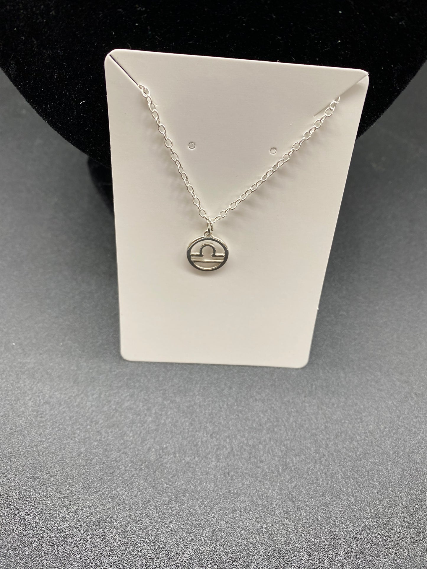 Libra Zodiac Pendant 925 Sterling Silver Necklace – Minimalist Astrology Jewellery