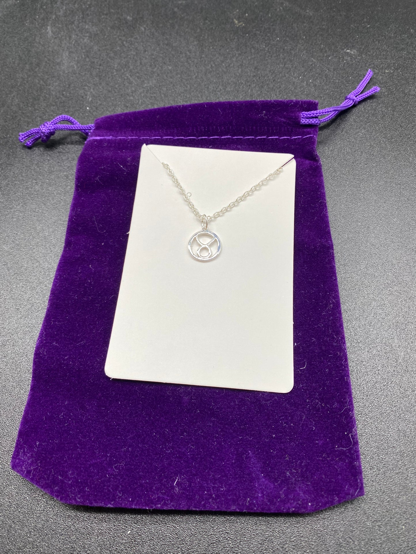 Taurus Zodiac Sign Pendant 925 Sterling Silver Necklace | Dainty Celestial Jewellery