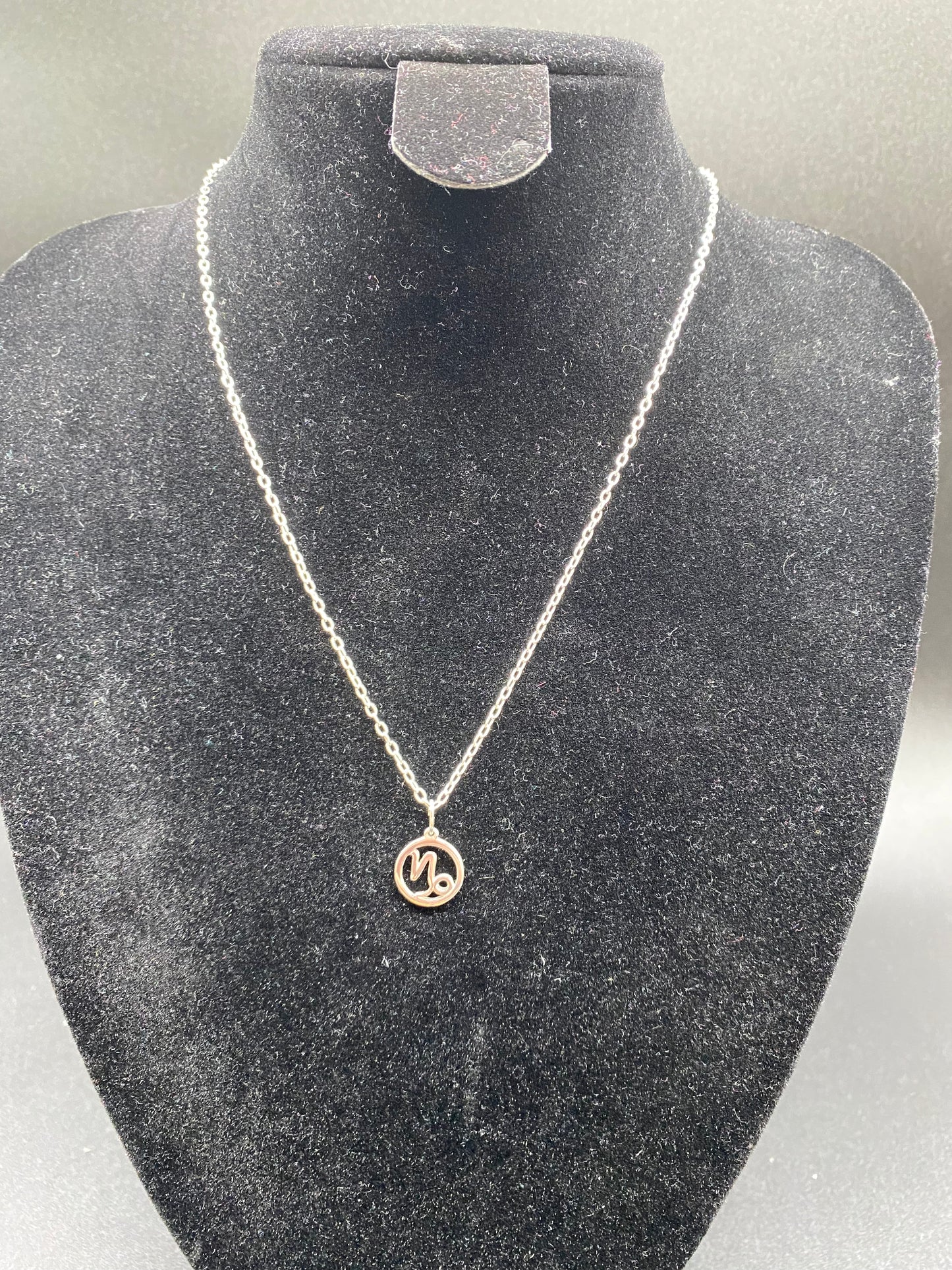 Capricorn Zodiac 925 Sterling Silver Necklace – Minimalist Star Sign Pendant