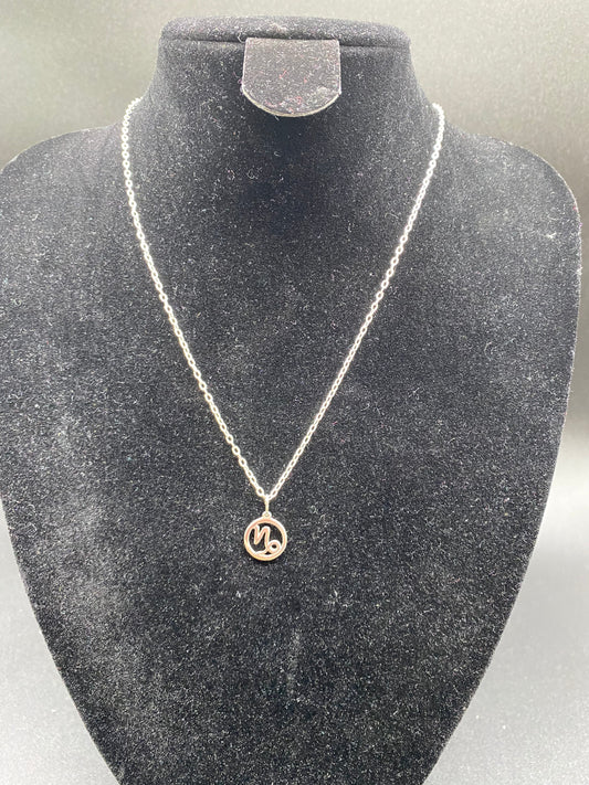 Capricorn Zodiac 925 Sterling Silver Necklace – Minimalist Star Sign Pendant