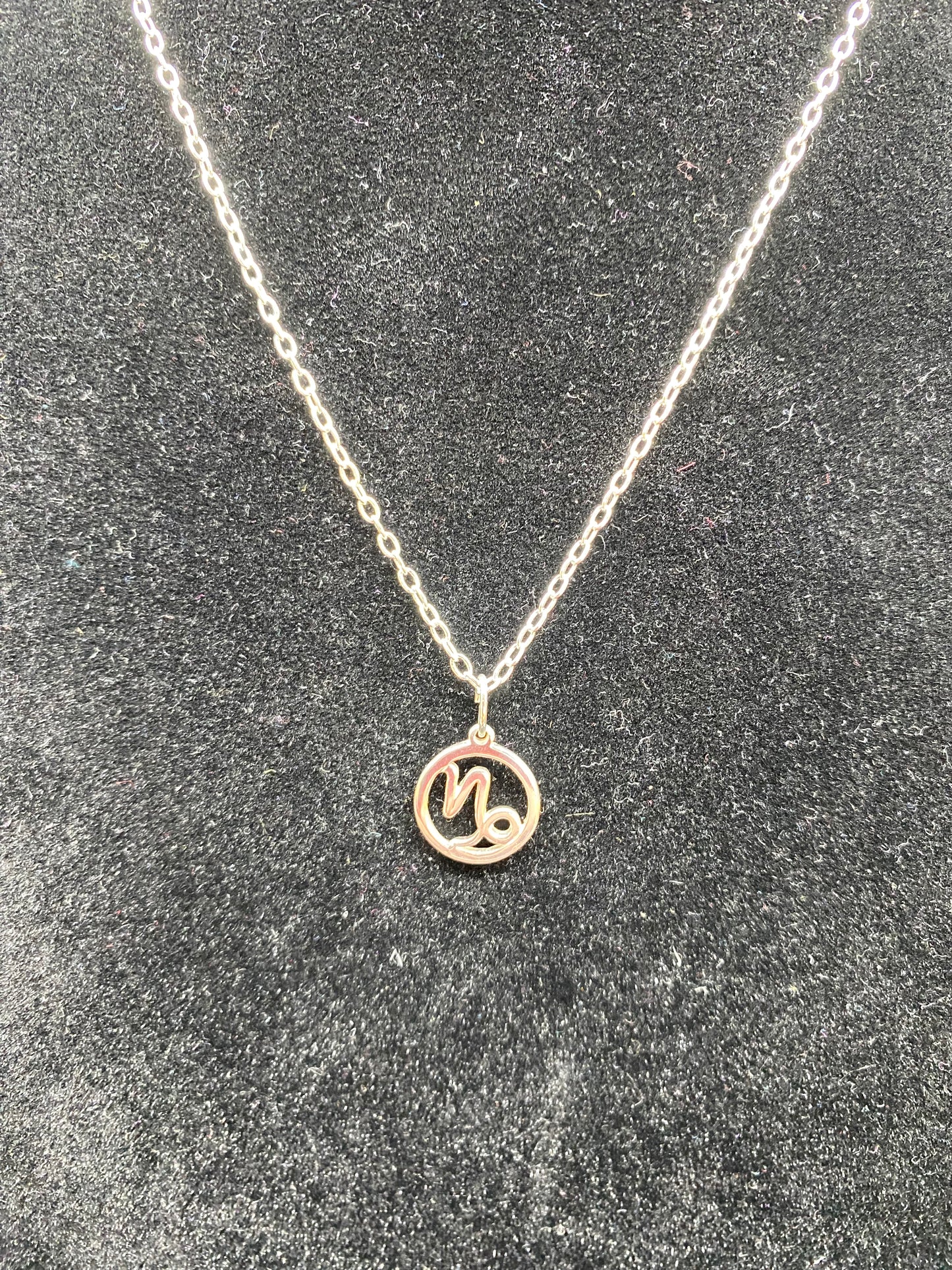 Capricorn Zodiac 925 Sterling Silver Necklace – Minimalist Star Sign Pendant