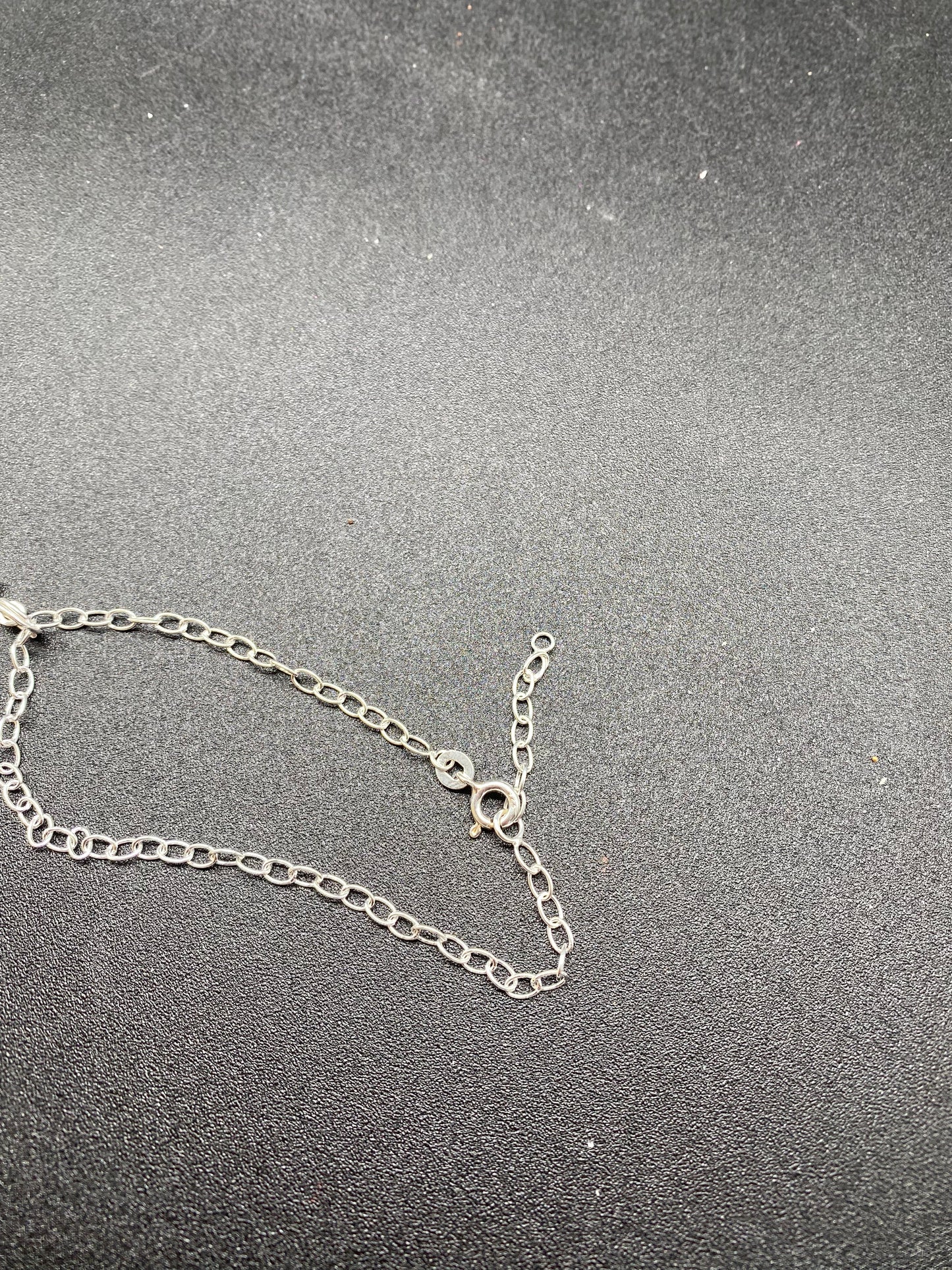 Ruby & Sterling Silver Star Charm Bracelet