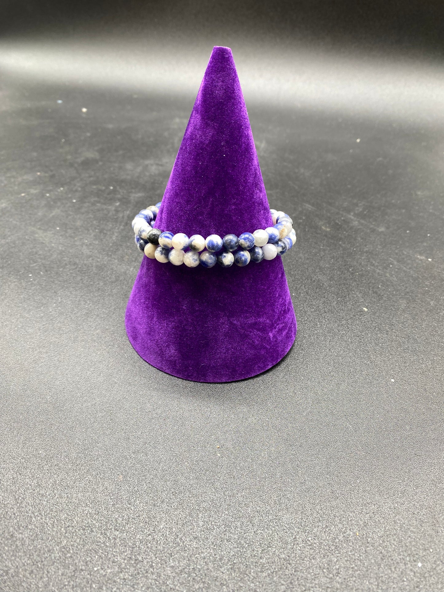Sodalite  Memory Wire Bracelet