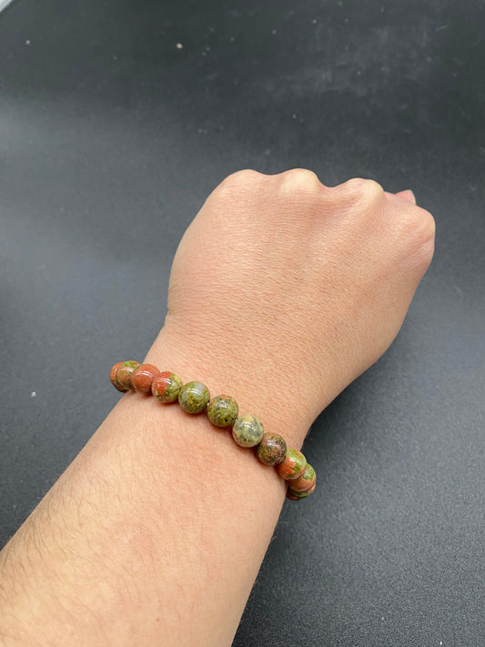 Unakite Stretchy Bracelet