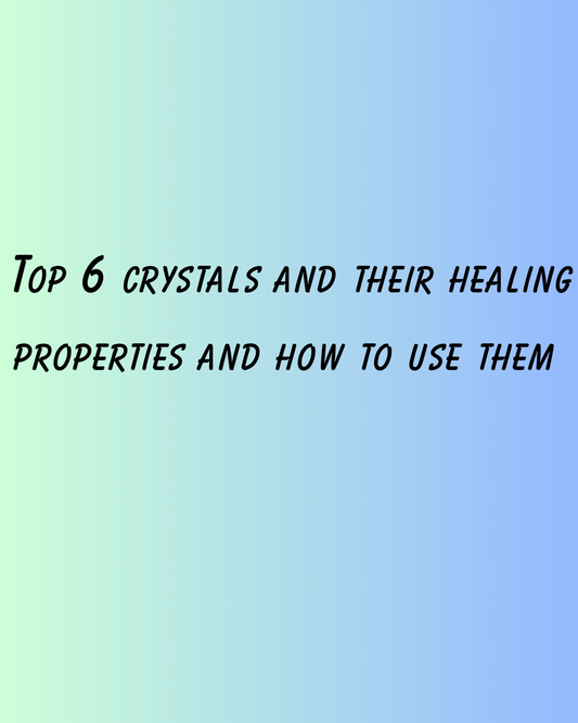 Top 6 Crystals and their healing properties digital download